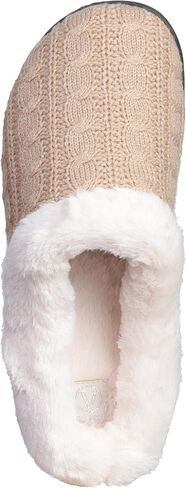 Roxoni Women's Slippers Cable Knit Super Cozy Comfort Clog in Saudi Arabia