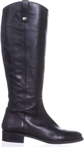 INC International Concepts Womens Fawne Leather Closed Toe Knee, Black, Size 6.0 in Saudi Arabia