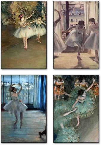 TAIYUK Caravaggio Wall Art Prints,Caravaggio Canvas Poster Set of 4,Art Painting Posters for Room Aesthetic, Home Decorative Wall Art Living Room Bedroom 08x12inch(20x30cm) Unframed 4 PCS JECUKN in Saudi Arabia