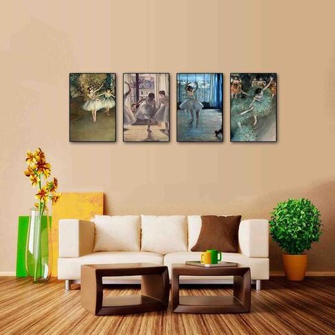 TAIYUK Caravaggio Wall Art Prints,Caravaggio Canvas Poster Set of 4,Art Painting Posters for Room Aesthetic, Home Decorative Wall Art Living Room Bedroom 08x12inch(20x30cm) Unframed 4 PCS JECUKN in Saudi Arabia