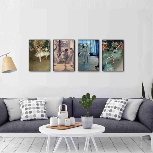 TAIYUK Caravaggio Wall Art Prints,Caravaggio Canvas Poster Set of 4,Art Painting Posters for Room Aesthetic, Home Decorative Wall Art Living Room Bedroom 08x12inch(20x30cm) Unframed 4 PCS JECUKN in Saudi Arabia