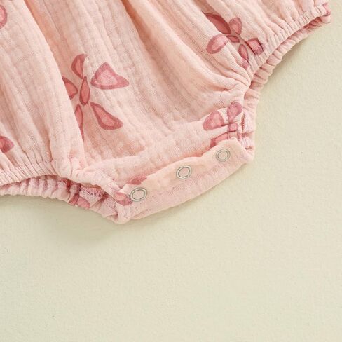 Engofs Newborn Baby Girl Summer Clothes Sleeveless Romper with Headband Boho Outfits in Kuwait