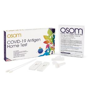 Osom COVID-19 Antigen Home Test, 2 Rapid Tests Included, Results in 15 Minutes, Made in The USA, Easy to Use (2 Tests)