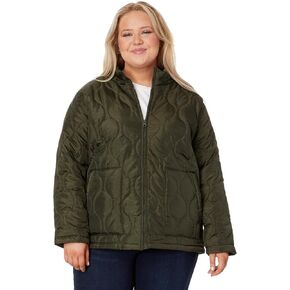 U.S. POLO ASSN. Plus Size Onion Quilted Liner Jacket with Elastic Hem