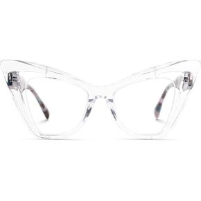 Zeelool Stylish Butterfly Glasses for Women with Non-prescription Clear Lens Asta JGA706778 in Saudi Arabia