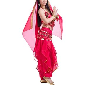 Elegant Women's Ballroom Dance Skirts Long Waltz Flamenco Rumba Belly Dance Latin Big Swing Costume