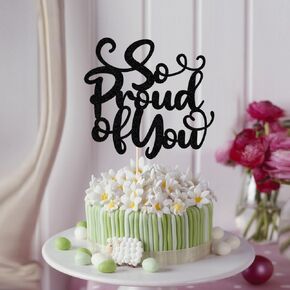 Ruscalin Woohoo You Did It Cake Top - ديكور كعكة التخرج، تهنئة التخرج، 2024 ديكور حفلات التخرج للمدرسة الثانوية/الكلية/كبار السن، فئة 2024 ديكور حفلات التخرج in Kuwait