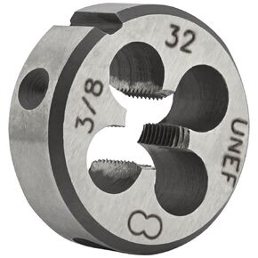 3/8"-20 UN Round Die, Right Hand Machine Thread Die 3/8 x 20 UN