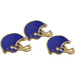 Novel Merk Football - Sports Coach & Player Lapel Pin, Hat Pin & Tie Tack Set - with Clutch Back