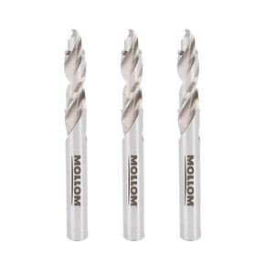 Stepped Pilot Drill Bits 3Pcs and Titanium-Plated Pilot Drill Bits 3Pcs for Carbide Hole Saw