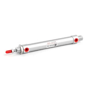 SNS Pneumatic 16mm Bore 150mm Stroke NPT1/8 Aluminum Alloy Mini Air Cylinder Double Action MAL16x150