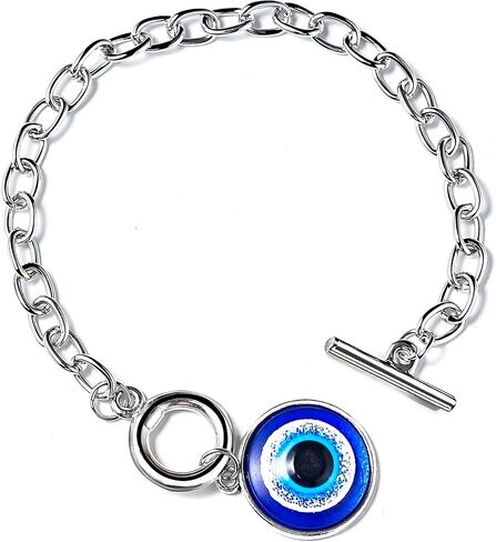 Caiyao 1-3 Pcs Blue Beads Evil Eyes Bracelet Hamsa Hand of Fatima Bracelet Glass Charm Evil Eye Leather Cord Necklace Protection Jewelry Set in Saudi Arabia