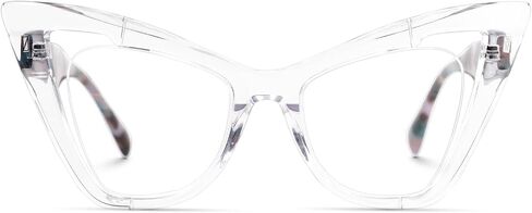 Zeelool Stylish Butterfly Glasses for Women with Non-prescription Clear Lens Asta JGA706778 in Saudi Arabia