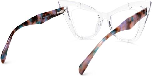 Zeelool Stylish Butterfly Glasses for Women with Non-prescription Clear Lens Asta JGA706778 in Saudi Arabia