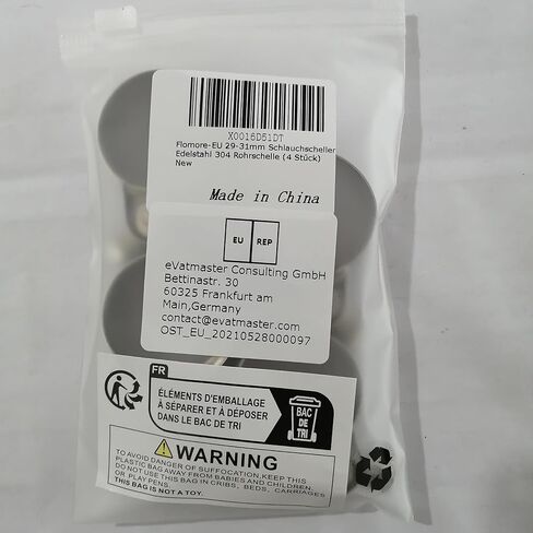 29-31mm T-Bolt Clamp 304 Stainless Steel Pipe Clamp Heavy Duty Hose Clamp (Pack of 4) in Saudi Arabia