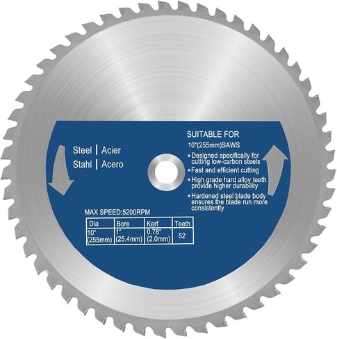 14 Inch Metal Steel Cutting Saw Blade,Replacement for Evolution 14 Inch Chop Saw Blade for Evolution S14CPS,S15CPS,S355MCS,S355CPS,S380CPS|Metal Cutting Saw,66Teeth Mild Steel Cermet Blade in Saudi Arabia