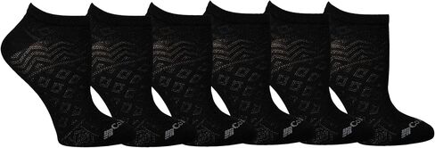 Columbia Women's 6-Pack Mesh Lightweight No Show Socks, 4-10 in Saudi Arabia