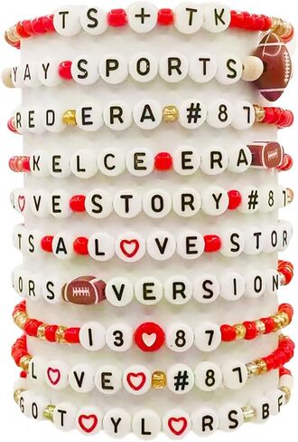 Concert Bracelets Exchange Inspired Friendship Bracelets Set, Album Themed Bracelets for Singer Tour Concer, Tour Accessories Nameplate Bracelet TS Fans in Saudi Arabia