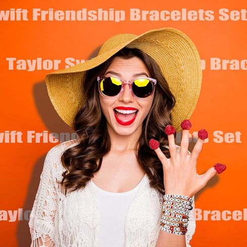 Concert Bracelets Exchange Inspired Friendship Bracelets Set, Album Themed Bracelets for Singer Tour Concer, Tour Accessories Nameplate Bracelet TS Fans in Saudi Arabia