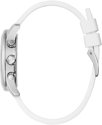 GUESS Ladies 38mm Watch - Silver Tone Strap Silver Dial Silver Tone Case in Saudi Arabia