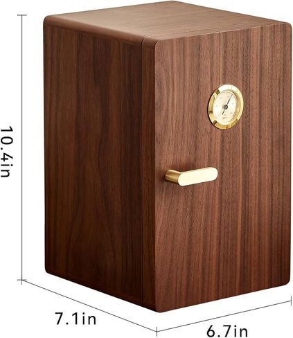 Homruilink Black Walnut Wooden Jewelry Box for Women Classical Solid Wooden 4-Layer Jewelry Organizer Prevent Oxidation Necklace Storage Layer Watch Necklace Ring Earring Gifts in Kuwait