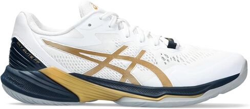 ASICS Men's Sky Elite FlyteFoam 2 Volleyball Shoes, 8, Black/Lime Burst in Kuwait