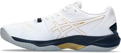 ASICS Men's Sky Elite FlyteFoam 2 Volleyball Shoes, 8, Black/Lime Burst in Kuwait