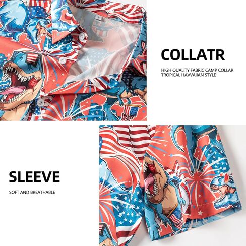 FT FENTENG Men's Casual Button Down Shirts Regular Fit Short Sleeve Hawaiian Shirt for Men in Saudi Arabia