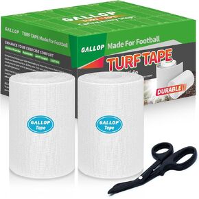 GALLOP Kinesiology Tape(2 Rolls) 4-inch Extra Wide, 16.4ft Each - Premium Elastic Muscle Support Tape (Beige（2 Roll + Bandage Scissors）)