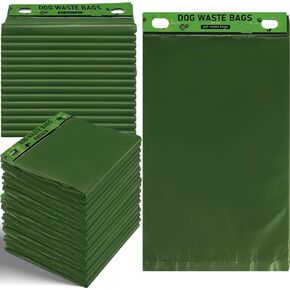 50 Count 5000 Pcs Header Bag Bulk Dog Pet Waste Bags Bulk Poop LeakProof Dog Bags Easy Single Pull Bags for Poop Dog Waste Station Fit Hang Hole Dispenser Pet Waste Bag for Home Outdoor