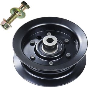 3 Pack 106-2175 Idler Pulley with 119-8820 Belt Replaces Toro 132-9420 Flat Idler Pulley, Toro 106-2175, 132-9420 for Toro Timecutter MX5060, SS5060, SS5000, ZS5000 Riding Mowers