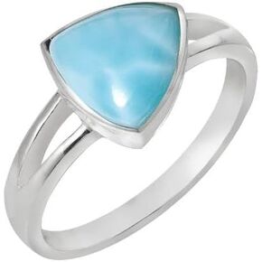 YoTreasure Natural Trillion Shape Rainbow Moonstone Labradorite Larimar Amethyst Swiss Blue Topaz 925 Sterling Silver Jewelry
