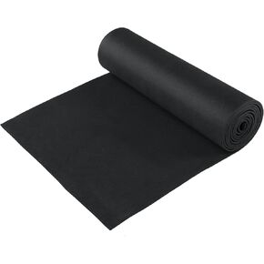 Sponge Neoprene without Adhesive Foam Rubber Sheet,Neoprene Rubber Strips Rolls for DIY Gaskets Pads Seals Crafts Flooring or Cushioning of Anti-Vibration (1, 1/4" Thick X 17" Wide X 80" Long)