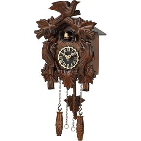 Kintrot Antique Cuckoo Clock Tranditional Handcrafted Black Forest Wooden Wall Clock