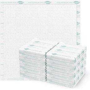 Heavy Duty Underpads 40"X40" Super Sized Chucks Pads 180 Grams Disposable Bed Pads with Strength Cloth Backing Extra Absorption Pads for Incontinence (100X100CM, 20 Count)