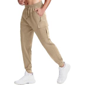 ISEEGZ سراويل التنزه للرجال خفيفة الوزن وسريعة الجفاف ومقاومة للماء في الهواء الطلق مع 5 جيوب لصيد الأسماك والعمل in Kuwait