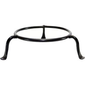 Basic Wrought Iron Display Ring Stand-4.5 Inside Diameter of Ring x 2 High