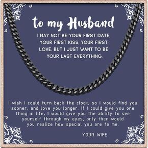 JSJOY Cuban Link Chain for Men Stainless Steel Cuban Curb Necklace White Gold Curb Cuban Chain for Men 6mm Hip Hop Chain Mens Jewelry 18"/20"/22"