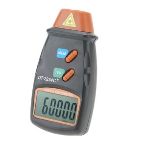 Digital Tachometer, Handheld Non LCD Photo Sensor Tachometer Mini RPM Tester Meter Gauge for Small Engines