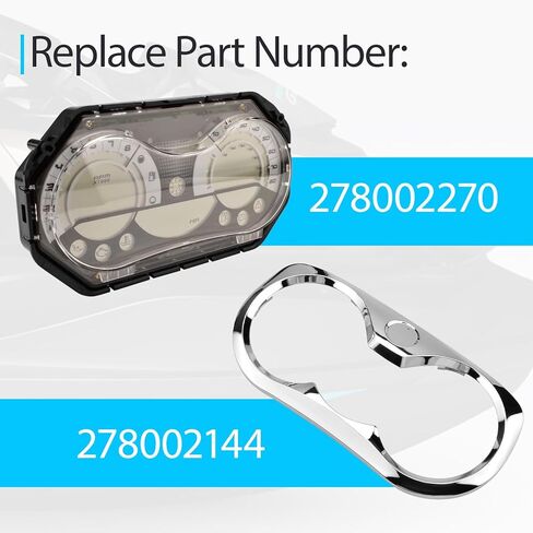 ترقية عداد السرعة LCD Jet Ski المتوافق مع Sea Doo GTX RXP RXT Wake Gauge Cluster 2006-2011 استبدل 278002270، لا يتطلب برمجة in Kuwait