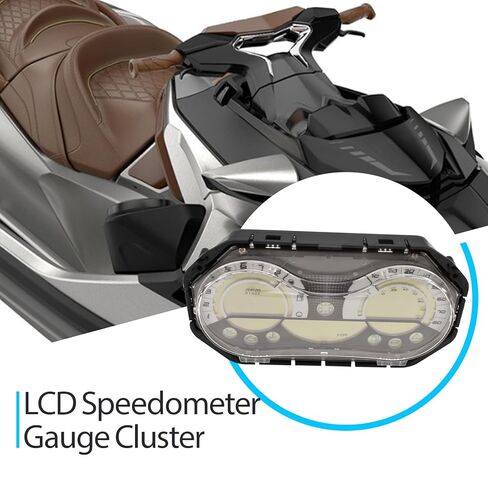 ترقية عداد السرعة LCD Jet Ski المتوافق مع Sea Doo GTX RXP RXT Wake Gauge Cluster 2006-2011 استبدل 278002270، لا يتطلب برمجة in Kuwait