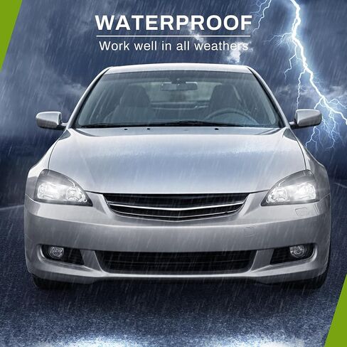 AUTOSAVER88 Switchback LED Tube Headlights Assembly Compatible with 03 04 05 06 07 Accord DRL Headlamp Replacement Pair with Daytime Running Light Black Housing Clear Reflector in Kuwait