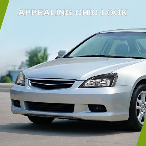 AUTOSAVER88 Switchback LED Tube Headlights Assembly Compatible with 03 04 05 06 07 Accord DRL Headlamp Replacement Pair with Daytime Running Light Black Housing Clear Reflector in Kuwait