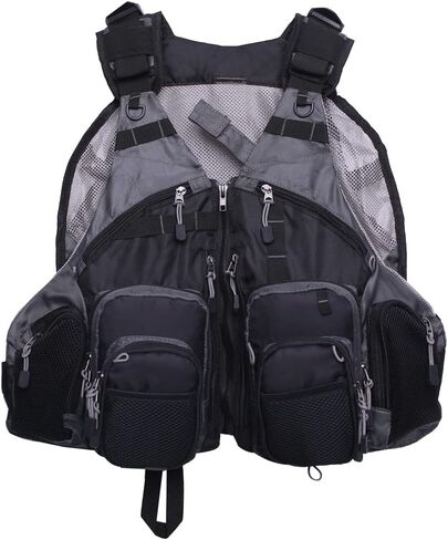 Raprance Fly Fishing Vest Backpack - Adjustable Lightweight and Quick-Dry, with 17 Pocketsfor Trout Bass Saltwate in Kuwait