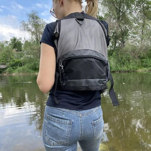Raprance Fly Fishing Vest Backpack - Adjustable Lightweight and Quick-Dry, with 17 Pocketsfor Trout Bass Saltwate in Kuwait