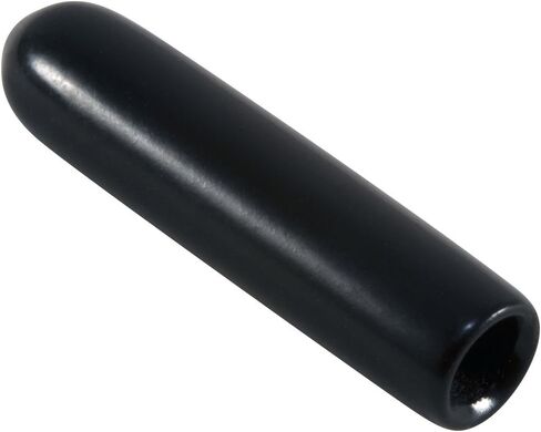 Caplugs 99392845 غطاء بلاستيكي دائري VC-180-16، فينيل، معرف الغطاء 0.180 بوصة طول 1.000 بوصة، أسود (عبوة من 100 قطعة) in Saudi Arabia