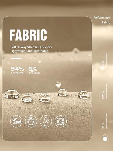 ISEEGZ سراويل التنزه للرجال خفيفة الوزن وسريعة الجفاف ومقاومة للماء في الهواء الطلق مع 5 جيوب لصيد الأسماك والعمل in Kuwait