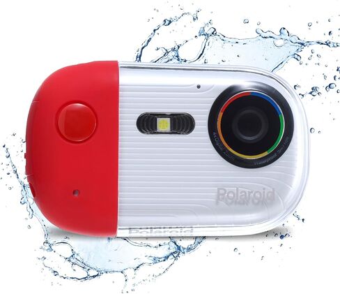 Sakar Polaroid Underwater Camera 18mp 4K UHD, Polaroid Waterproof Camera for Snorkeling and Diving with LCD Display, USB Rechargeable Digital Polaroid Camera for Videos and Photos in Kuwait