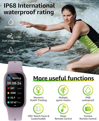 Fitness Tracker (Answer/Dial Call), Smart Watch with 1.47" HD Touch Display, 130+ Sport Modes Activity Tracker with Sleep Monitor, IP68 Waterproof Tracker for Android&iPhone Women Men in Saudi Arabia