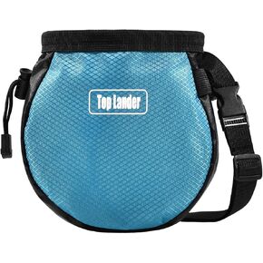 GVRGO Chalk Bag for Rock Climbing - Drawstring Rock Climbing Chalk Bag Bouldering Chalk Bag Bucket for Rock Climbing Gym Weight Lifting Gymnastics Crossfit Outdoor Indoor
